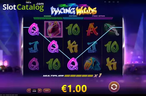 Скрин3. Racing Wilds слот
