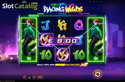 Скрин6. Racing Wilds слот