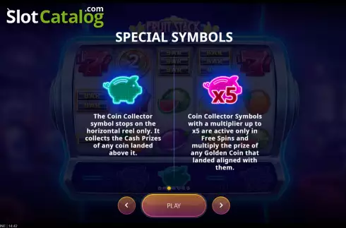 Скрин7. Fruit Stack Cash Machine слот