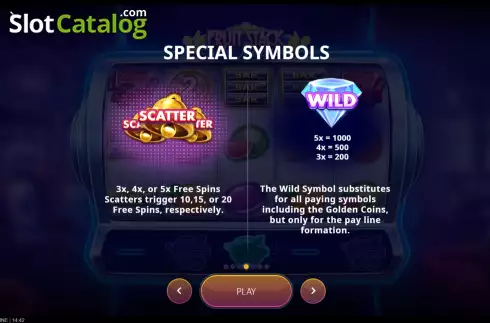 Скрин8. Fruit Stack Cash Machine слот