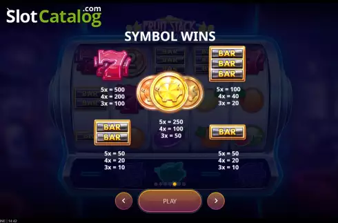 Скрин9. Fruit Stack Cash Machine слот