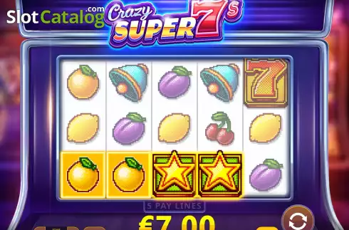 Скрин4. Crazy Super 7s слот