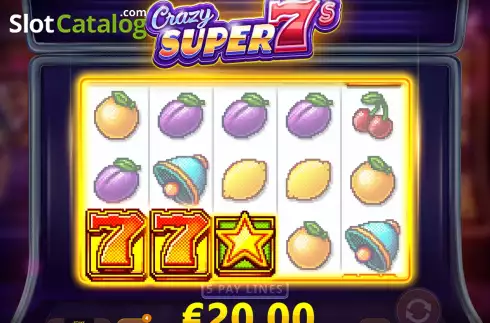 Скрин7. Crazy Super 7s слот