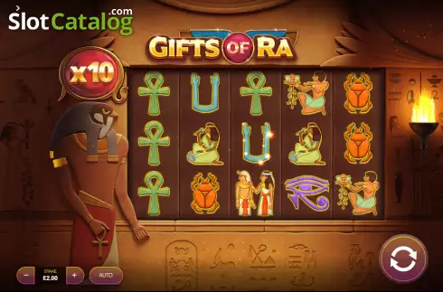 Скрин2. Gifts of Ra слот