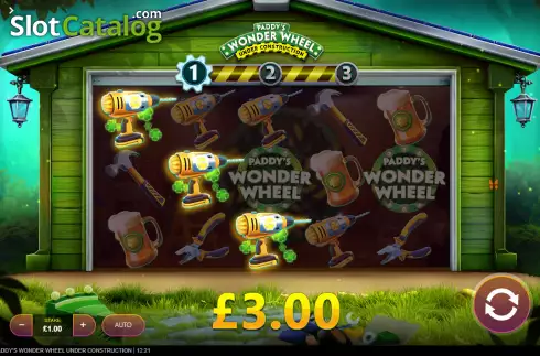 Скрин4. Paddy's Wonder Wheel: Under Construction слот