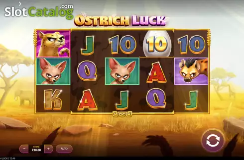 Скрин2. Ostrich Luck слот