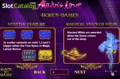 Скрин6. Aladin's Lamp слот