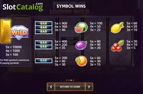 Скрин2. Fruit Stack Locked Gold слот