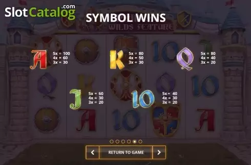 Скрин3. Jousting Wilds слот
