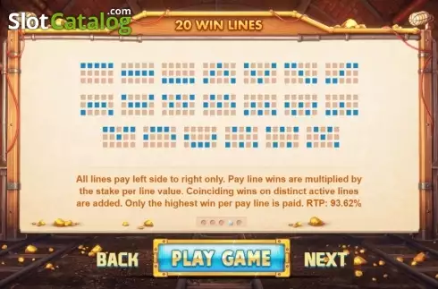 Скрин3. Paddy's Luck Mine слот