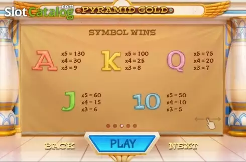 Скрин3. Pyramid Gold слот