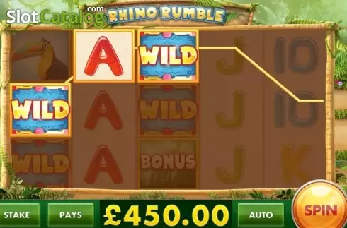 Скрин6. Rhino Rumble слот