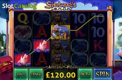 Скрин8. Sinbad's Gold слот