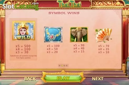 Скрин2. Thai Thai слот