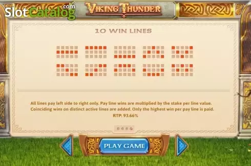 Скрин3. Viking Thunder (Cayetano Gaming) слот