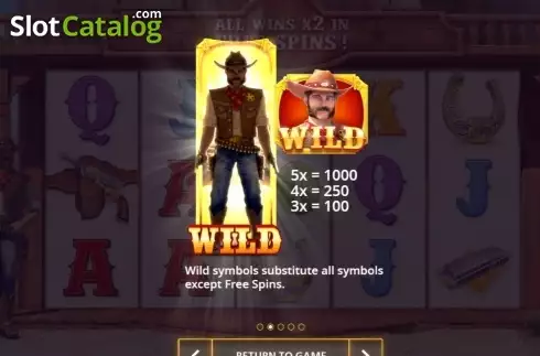 Скрин2. Wild Sheriff (Cayetano Gaming) слот