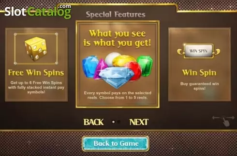 Скрин2. Diamond Dice слот