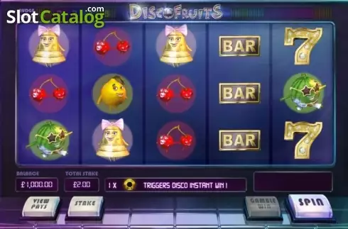Скрин5. Disco Fruits (Cayetano Gaming) слот