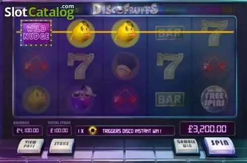 Скрин9. Disco Fruits (Cayetano Gaming) слот