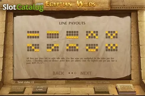 Скрин4. Egyptian Wilds слот