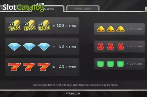 Скрин3. Gold Bars Nudge слот