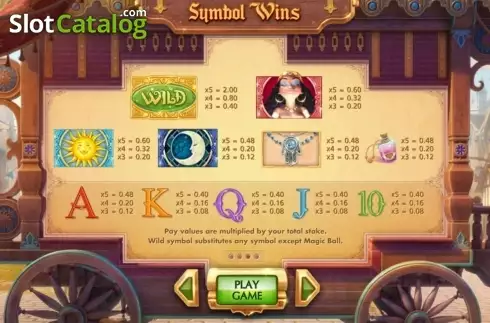Скрин4. Gypsy Luck слот