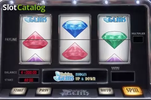 Скрин3. Nudging Gems слот