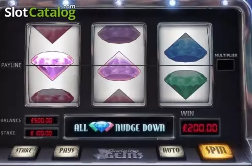 Скрин5. Nudging Gems слот