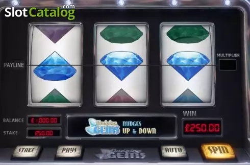 Скрин7. Nudging Gems слот