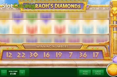 Скрин4. Pharaoh's Diamonds слот