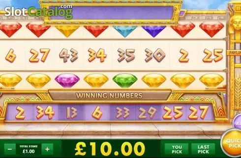 Скрин5. Pharaoh's Diamonds слот