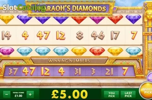 Скрин6. Pharaoh's Diamonds слот