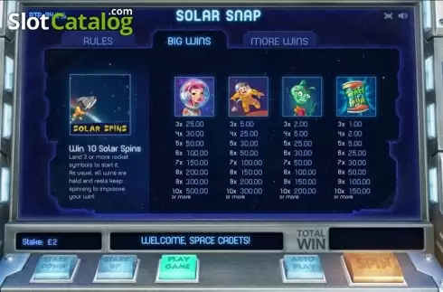 Скрин4. Solar Snap слот
