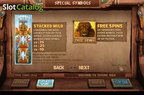 Скрин2. Totem's Wild слот