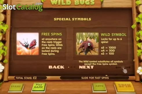 Скрин2. Wild Bugs слот