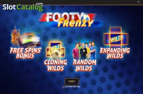 Скрин2. Footy Frenzy слот