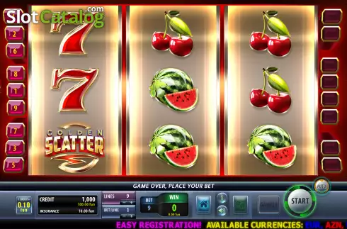 Скрин2. 777 Golden Scatter слот