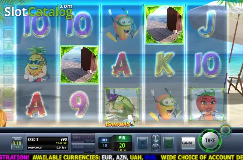 Скрин3. Bananas (Champion Studio) слот
