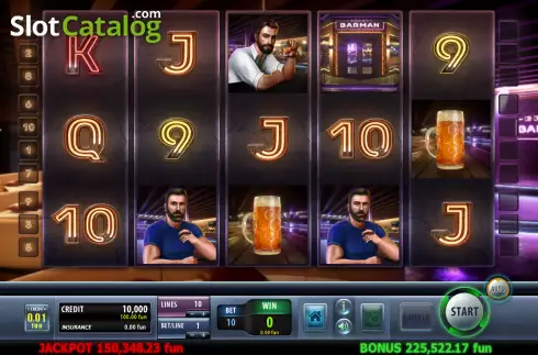 Скрин2. Crazy Barman слот