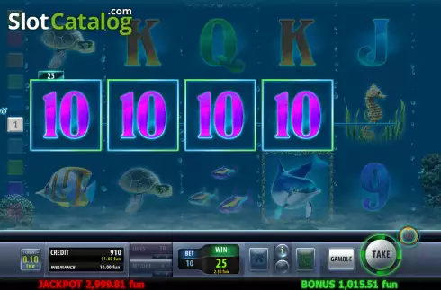 Скрин4. Dolphins Shell слот