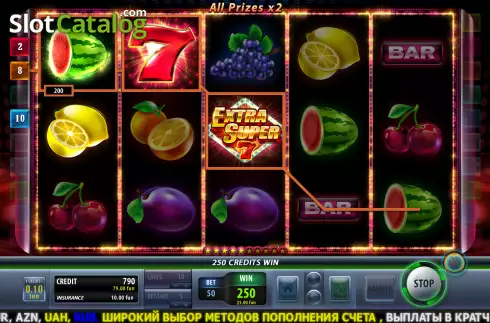 Скрин4. Extra Super 7 слот