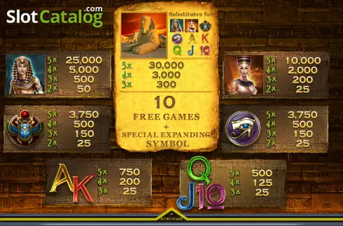 Скрин6. Magic Book of Sphinx слот