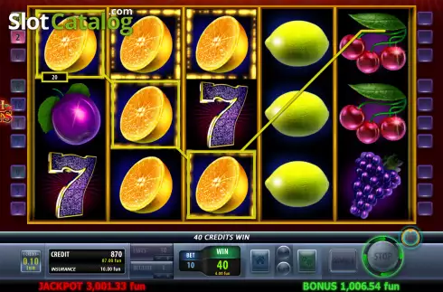 Скрин3. Rich Fruits слот