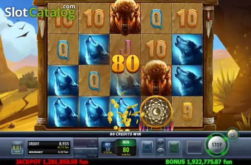 Скрин4. Buffalo Wheel слот