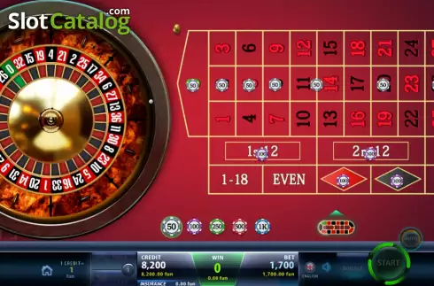 Скрин2. European Roulette VIP (Champion Studio) слот