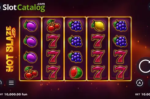 Скрин2. Hot Blaze 100 слот
