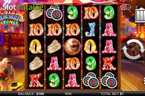 Скрин2. Buster Hammer Carnival слот
