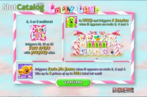 Скрин2. Lolly Land (Chance Interactive) слот