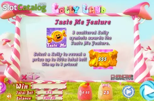 Скрин6. Lolly Land (Chance Interactive) слот