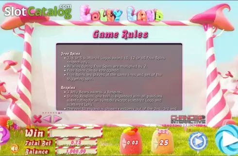 Скрин9. Lolly Land (Chance Interactive) слот